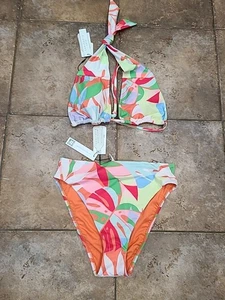 Sanctuary  Garden Bikini Woman’s M High Rise Floral - Picture 1 of 10