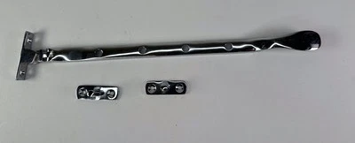 250mm Window Casement Stay 10” Highly Polished Chrome Window Opener - Image 1 of 4