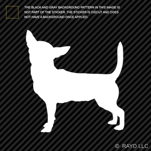 (2x) Chihuahua Sticker Die Cut Decal Self Adhesive Vinyl dog canine pet - Picture 1 of 1