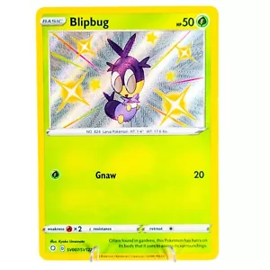 Blipbug SV007/SV122 Shining Fates: Shiny Vault casi nuevo bebé brillante inglés Holo 4864 - Imagen 1 de 2