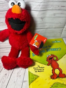 NEW/NWT - Kohls Cares Sesame Street Hardcover Book & Plush Elmo Set - Picture 1 of 3
