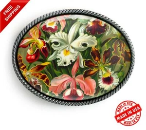 Fibbia da cintura floreale vittoriana - Fibbia d'argento vintage fatta a mano fiori - 182 - Foto 1 di 6