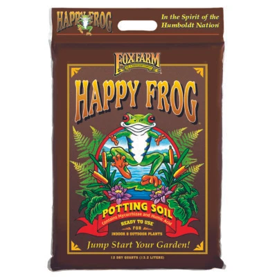 FoxFarm FX14054 Happy Frog Nutriente Crecimiento Rápido Jardín Macetas Suelo, 12 cuartos de galón Foto 1 de 4