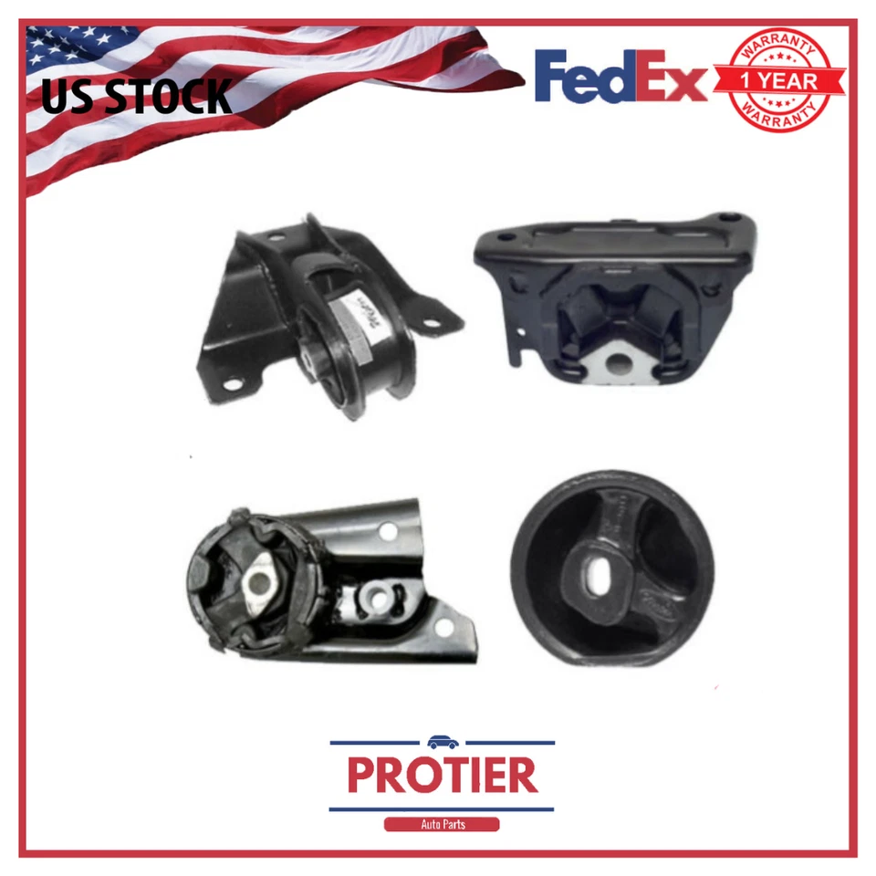 Motor 4 piezas para Dodge Stratus 1995 2,0 L para transmisión automática Foto 1 de 4