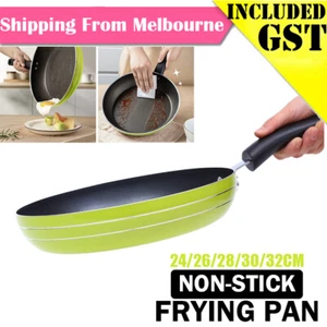 Non-Stick Frying Pan Cookware Frypan PFOA Free Induction Wok 24/26/28/30/32CM - Picture 1 of 18