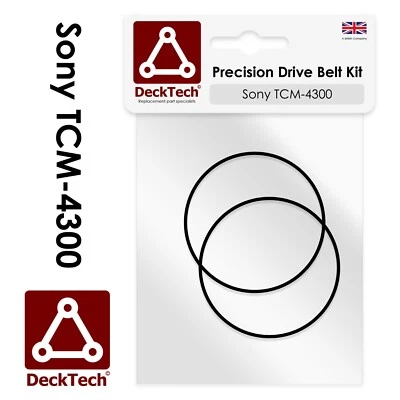 DeckTech™ Ersatzgurte für meine erste Sony TCM-4300 TCM4300 TCM 4300 - Bild 1 von 3
