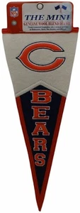 Chicago Bears Wool Felt Embroidered Pennant (B10) - Picture 1 of 5