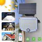 15cm LED Solar Power PIR Motion Sensor Wall Light Outdoor Garden Security LampUK