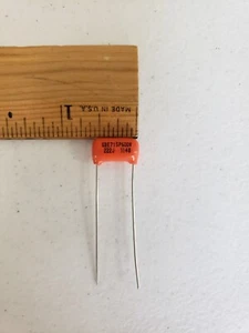 Condensador de acoplamiento Sprague Orange Drop serie 715P .0022uF @ 600V TOTALMENTE NUEVO - Imagen 1 de 1