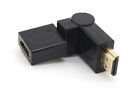 HDMI cable extender Adapter connector 360d angle Rotating swivel Male to Female 