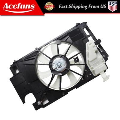 For 2012-18 Toyota Prius C TO3115180 Radiator AC Condenser Cooling Fan Assembly - Image 1 of 4
