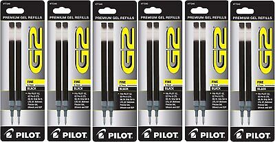 Pilot G2 Gel Ink Refill, Fine Point, Black Ink - Pack Of 6 (PIL77240-6PACKS) • 13.85$