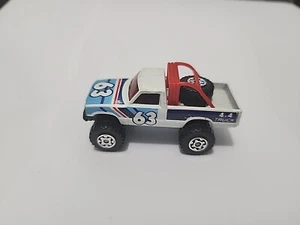 Vintage Matchbox 1981 White 63 4x4 Open Back Truck Diecast Mattel - Picture 1 of 4