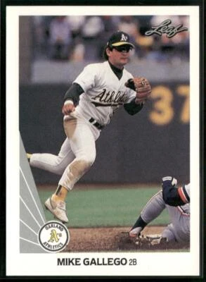 1990 Leaf #121 Mike Gallego - Image 1 of 2