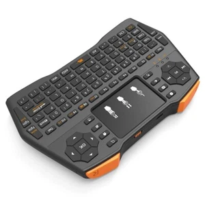 i8 Plus 2.4GHz mini wireless keyboard with touchpad, air mouse, remote. - Imagen 1 de 6