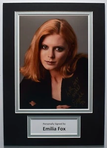 Emilia Fox Signed Autograph A4 photo display Silent Witness TV Actress COA AFTAL - Picture 1 of 6