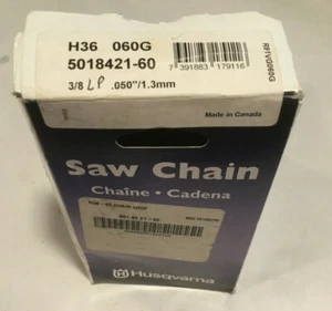 OEM Husqvarna 501842160 Chainsaw Chain H36 3/8 .050" - NEW - Picture 1 of 1