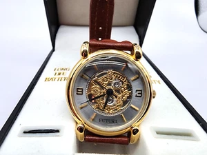 Futura Ladies Quartz Watch, Kathy Ireland Model w/leather band - Picture 1 of 8