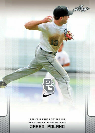 JARED POLAND 2017 LEAF "1ST EVER PRINTED" PERFECT GAME ROOKIE CARD #148! - Image 1 of 1