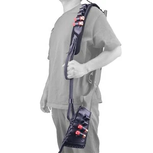 Left Handed Combo of Shotgun Buttstock Shell Holder and Shotgun Sling Fit 12GA - Picture 1 of 6