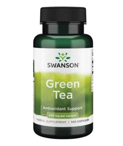 Té verde Swanson, 500 mg 100 cápsulas - Imagen 1 de 1