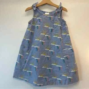 Hanna Andersson Rainbows Clouds and Sunshine Pillowcase Tie Tank Cotton Dress 5 - Picture 1 of 7