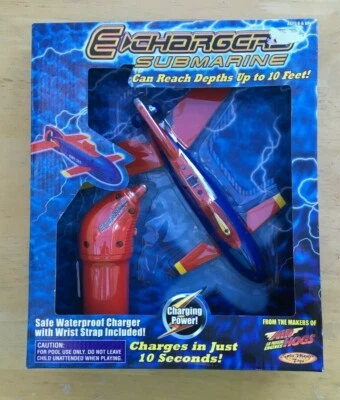 New! AIR HOGS E CHARGERS RED SUBMARINE  - Image 1 of 2