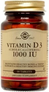 Solgar Vitamin D3 1000 IU 90 Tablet - Picture 1 of 1
