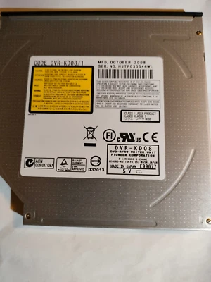 Nueva unidad de grabación Pioneer DVR-KD08 - DVD±RW (±R DL) / DVD-RAM IDE (PATA) a NTB Foto 1 de 3