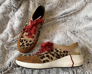 MARC CAIN Damen Sneaker aus Kalbfell und Leder, Leoprint, 37-37,5 - Bild 1 von 5