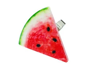 Wassermelone Ring Miniblings Fingerring Sommer Melone Frucht Obst Melonenstück - Picture 1 of 5