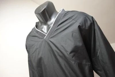 Ping Golf Jacket Black V Neck Long Sleeve Windbreaker Athletic Mens Size Large - Image 1 of 4