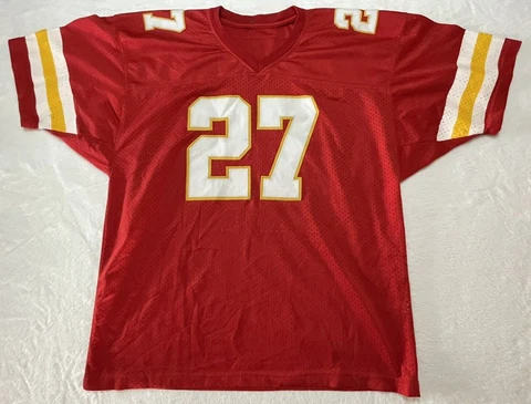 Kansas City CHIEFS Larry JOHNSON NFL FOOTBALL JERSEY Unbranded 52 SEWN Red Cover