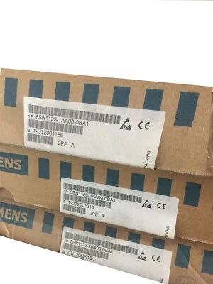New SIEMENS 6SN1123-1AA00-0HA1 SIMODRIVE Power Module 6SN1 123-1AA00-0HA1 - Image 1 of 3