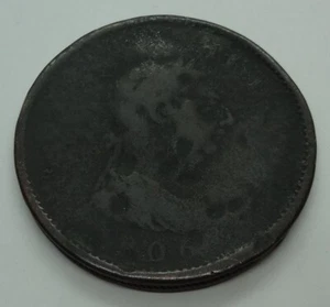 1806 GREAT BRITAIN, GEORGE III, 1 PENNY, KM# 663 - Picture 1 of 5
