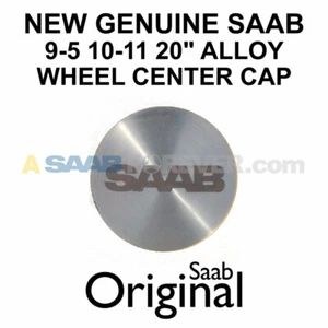 NUEVA TAPA CENTRAL DE RUEDA GENUINA SAAB NG 9-5 10-11 20 PULGADAS 60mm FABRICANTE DE EQUIPOS ORIGINALES PLATA 12824370 - Imagen 1 de 4