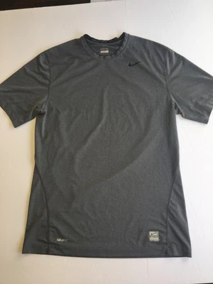 Nike pro medium gray athletic shirt in great shape is pre owned  - Image 1 of 4