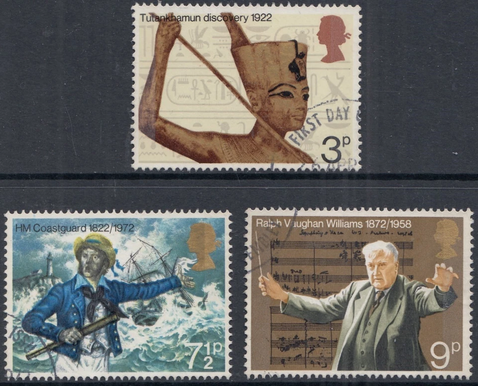 1972 Anniversaries set SG 901 - 903 good used - Image 1 of 1