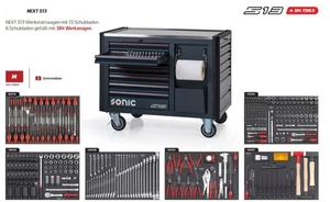 SONIC NEXT S13 Werkstattwagen 384-tlg Werkzeuge Werkzeugwagen Werkstatt - Bild 1 von 16
