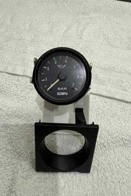 Volvo 240 Oil Pressure Dash Gauge (Turbo?) (bar) Rare!  - Image 1 of 4
