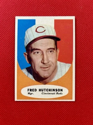 1961 Topps #135 Fred Hutchinson Cincinnati Reds High-end EX-MT+       B61#135A1 - Image 1 of 2