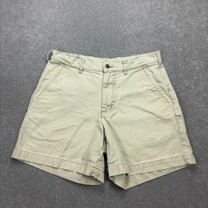 Patagonia Shorts Adult W32 Brown 7" Inseam Canvas Stand Up Hiking 90s Trail Men* - Picture 1 of 12
