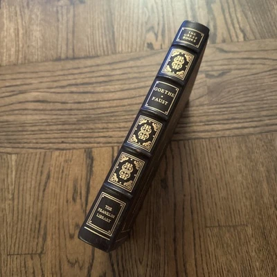 Franklin Library Faust Parts One & Two Goethe Great Books 1978 Leather Gold Gilt - Image 1 of 4