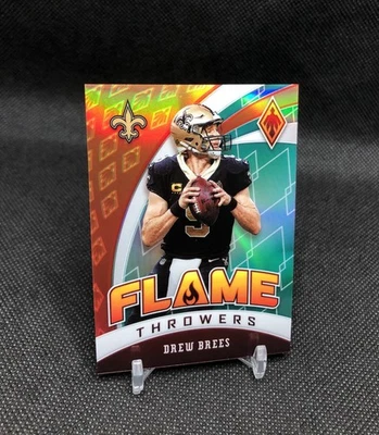 Phoenix Drew Brees Flame Throwers 2020/25 Green Prizm SSP No. 10 🔥 HOF 🔥 Foto 1 de 4