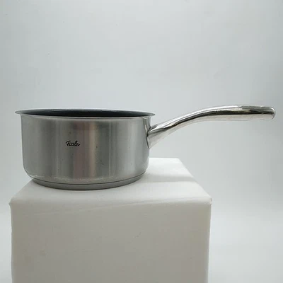 Fissler 18 - 10 Stainless Steal Silver Coloured Induction Saucepan - 16cm - Image 1 of 4