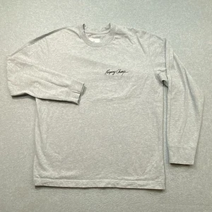 Reigning Champ Gray Sweatshirt Men’s Sz XL Pullover Athletic Logo Embroidered - Picture 1 of 7