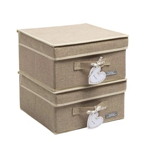 Foldable Fabric Closet Organizer Bins Box Storage - 2 Pack 12.4 X 12 X 6.7 In... - Bild 1 von 5