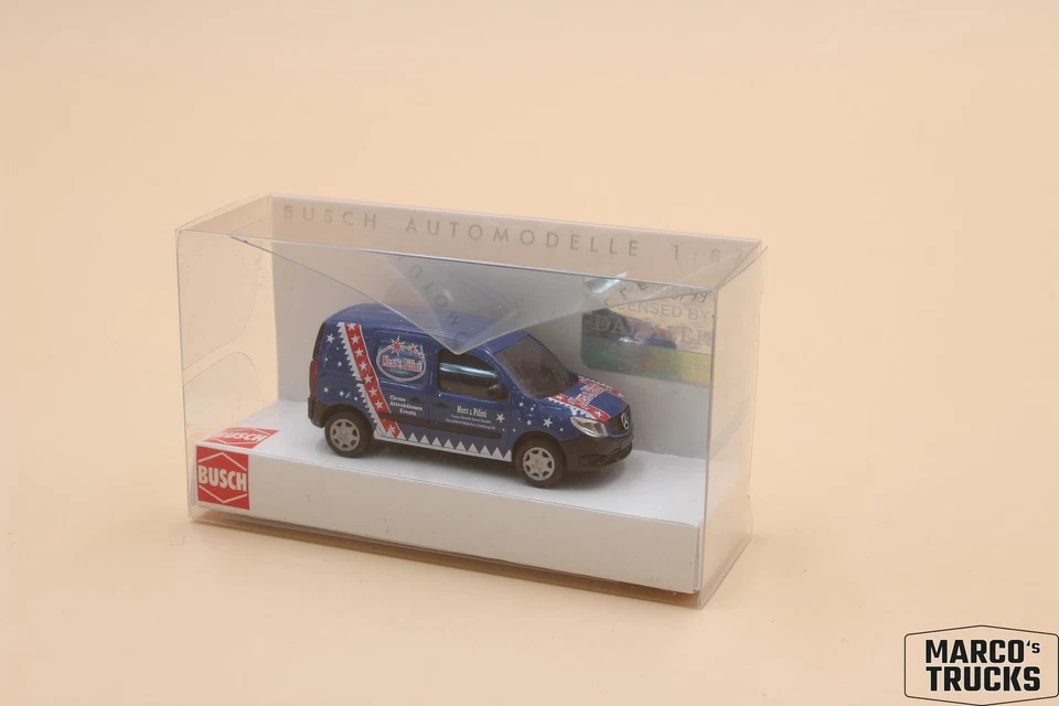 Busch Mercedes-Benz Citan station wagon "Merz & Pilini Circus" No. 50607 /BU390 - Image 1 of 1