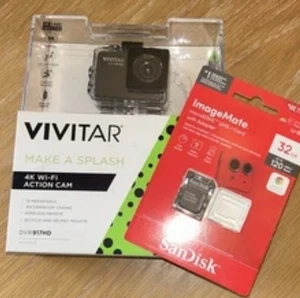 Vivitar DVR917HD 4K Wi-Fi Action Camera with Remote & 32 GB Memory - Picture 1 of 1