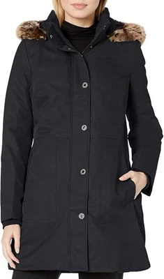 Anne Klein Women’s Size XL Black Puffer Parka Coat - Image 1 of 4